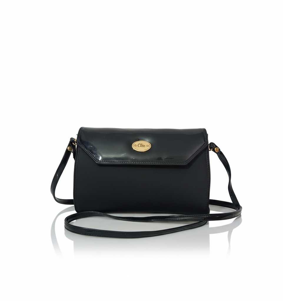 Black Cleo Crossbody