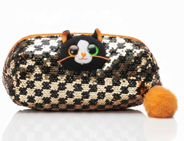 Cat face Sequence pouch