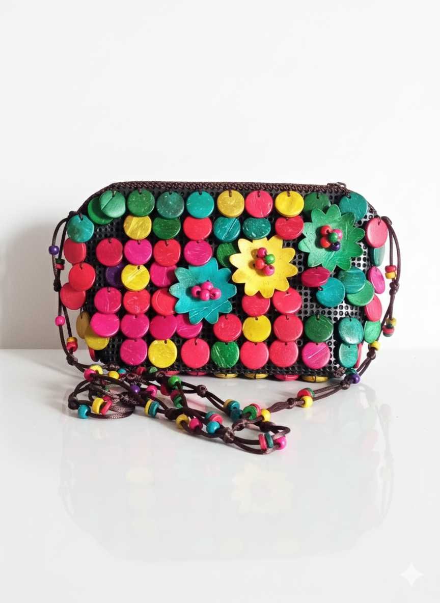 Multi  Colours Beats Cross Body