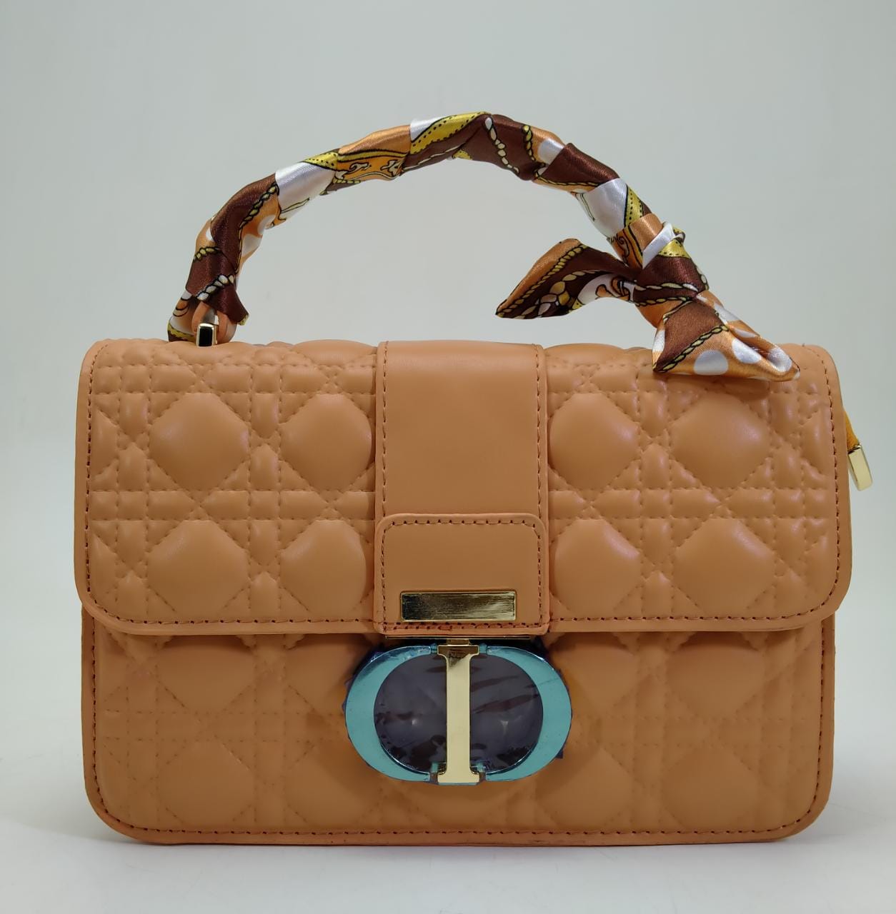 Dior style muffler crossbody bag 