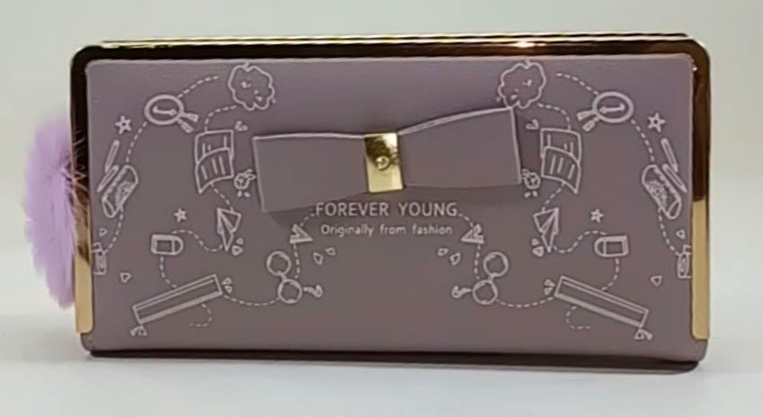 Forever young clutch purple