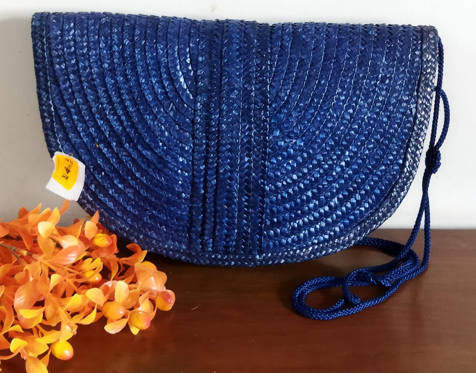 Blue art work Crossbody