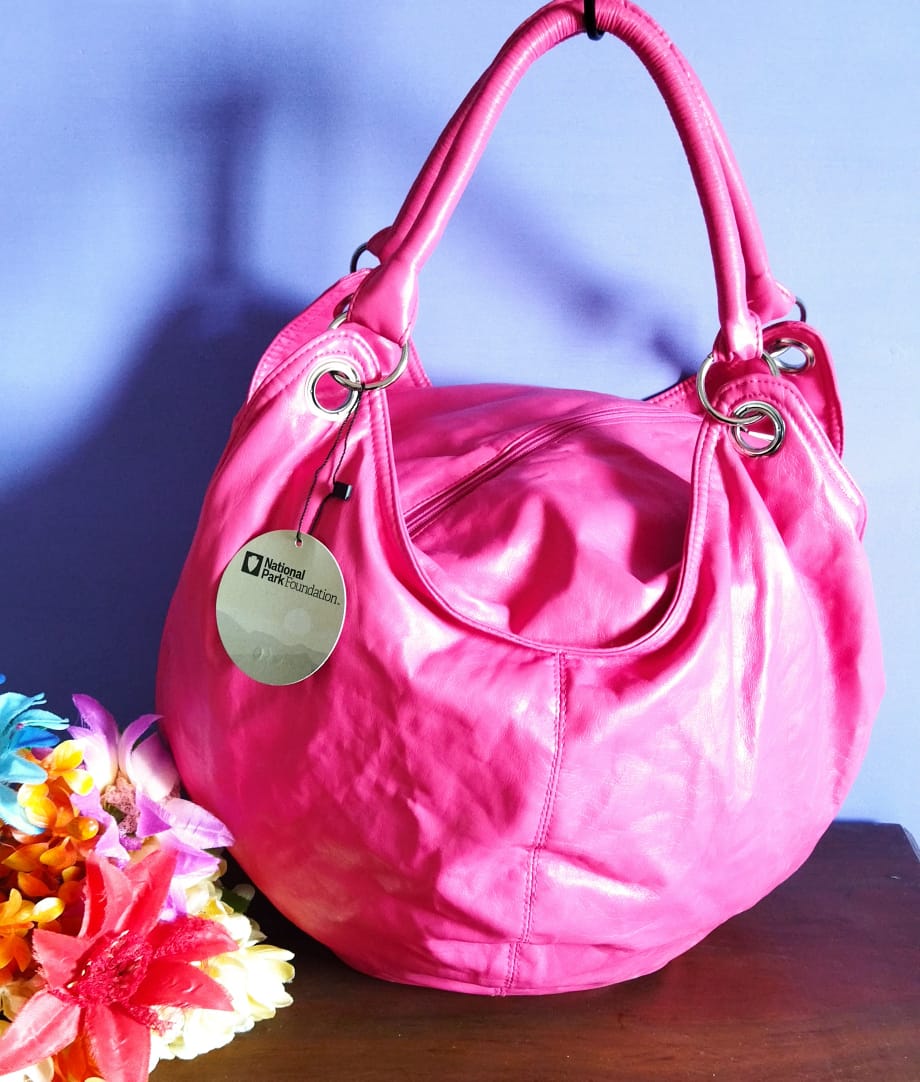 Pink hobo style Hand bag
