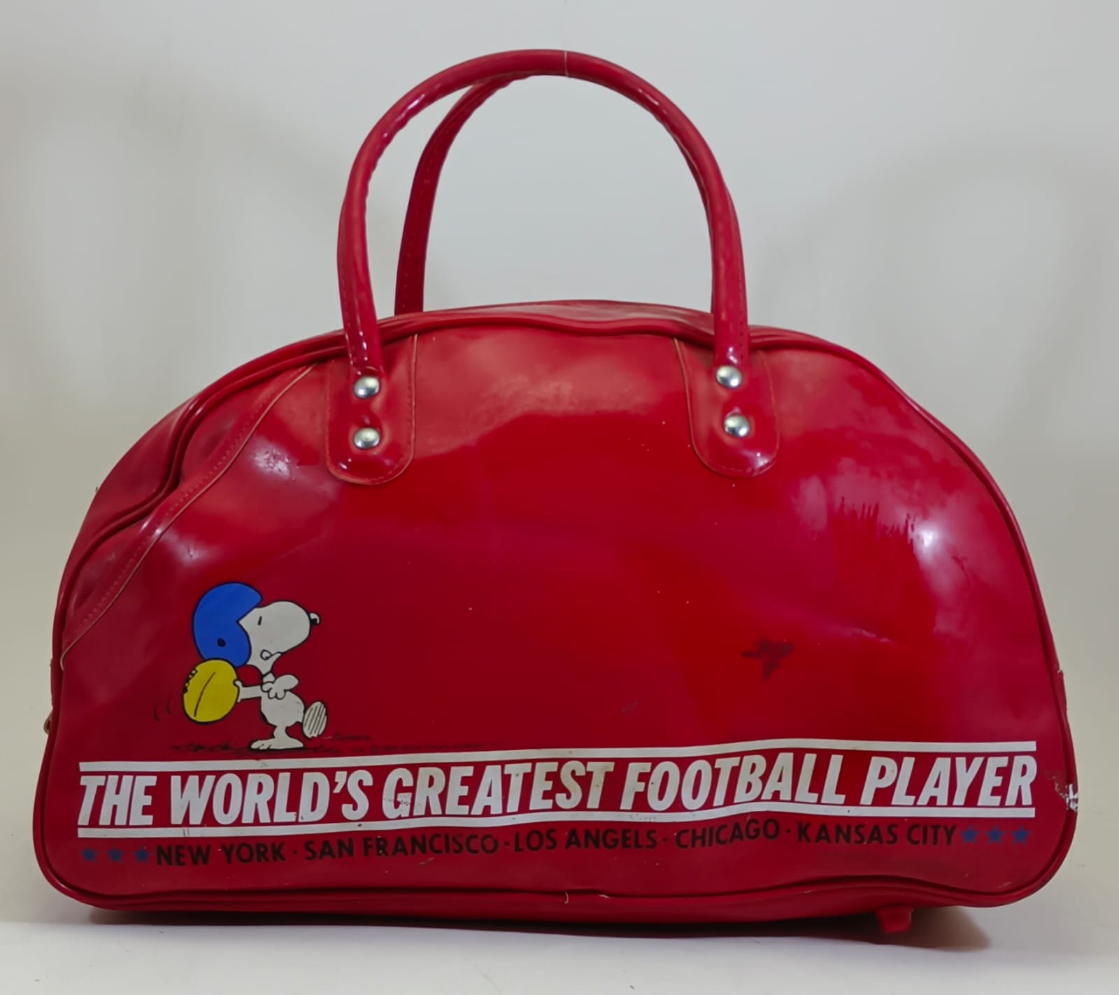 Red Jelly Football Travelling Bag