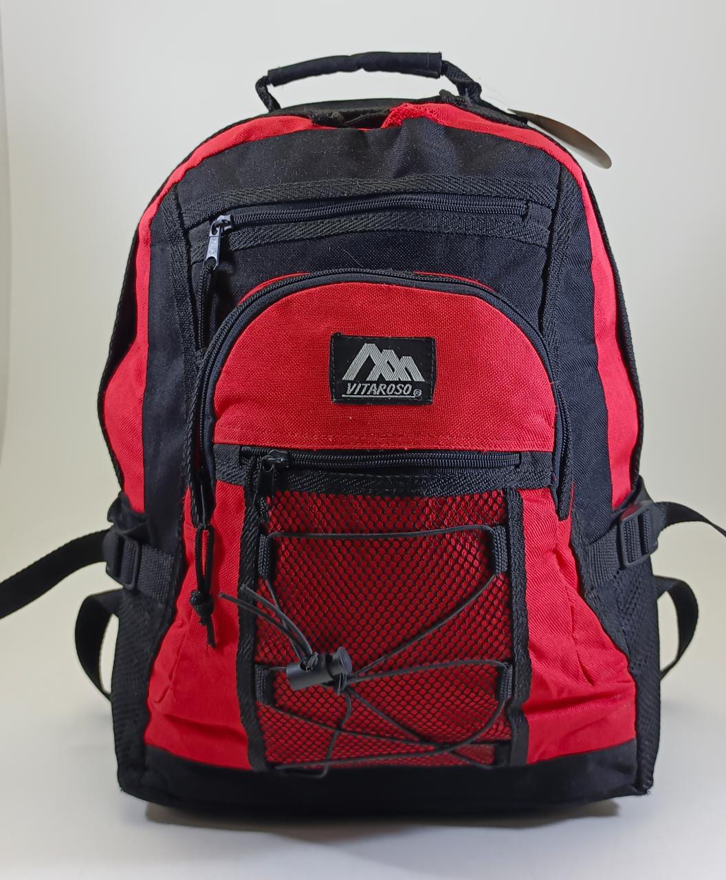 VITAROSO Red&Black School Bag
