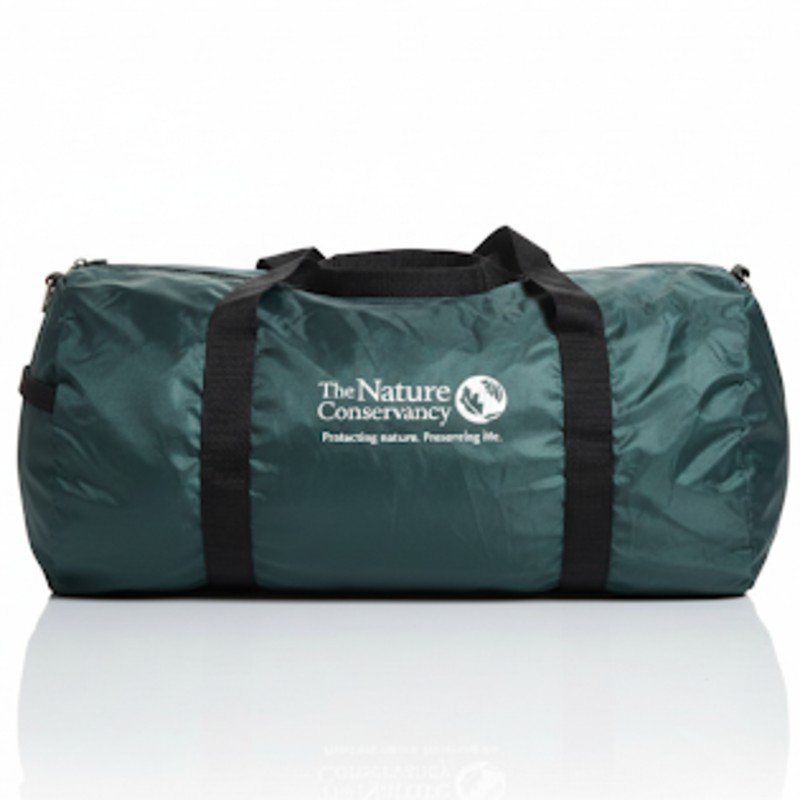 Green Big Duffel travel bag