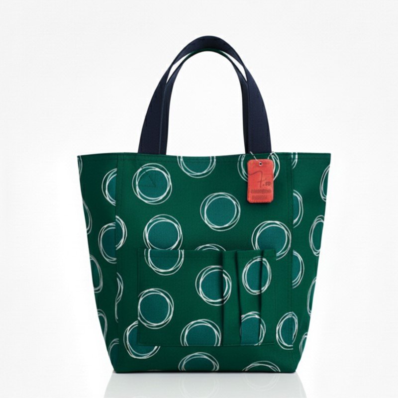 Green Hand Carry Tote Bag
