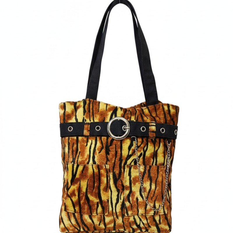Tiger Print Stylish Tote Bag