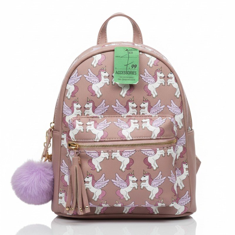 Unicorn leather bagpack