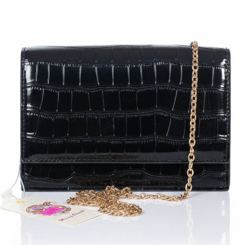 Crocodile Jelly Leather Crossbody