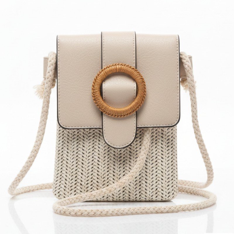 Nude Colour Mobile Crossbody