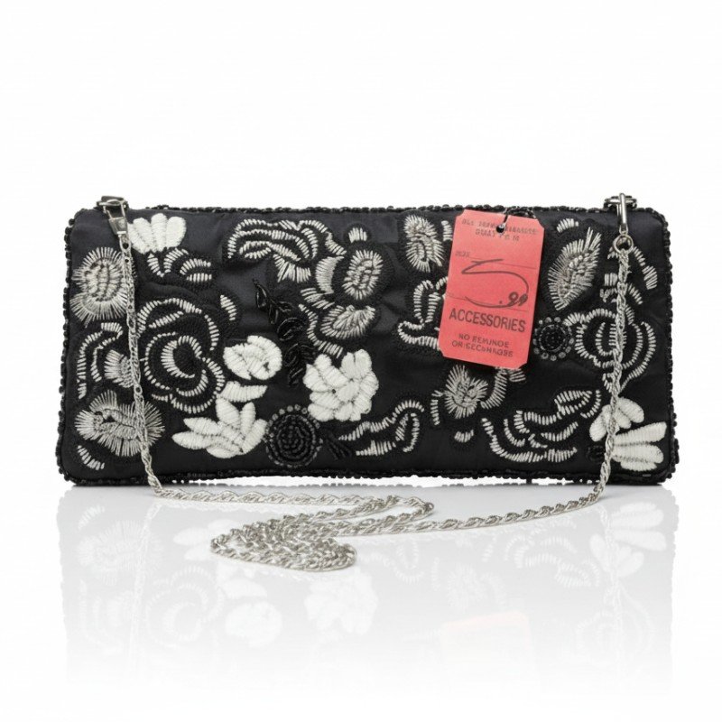Fully embroided hand  work clutch