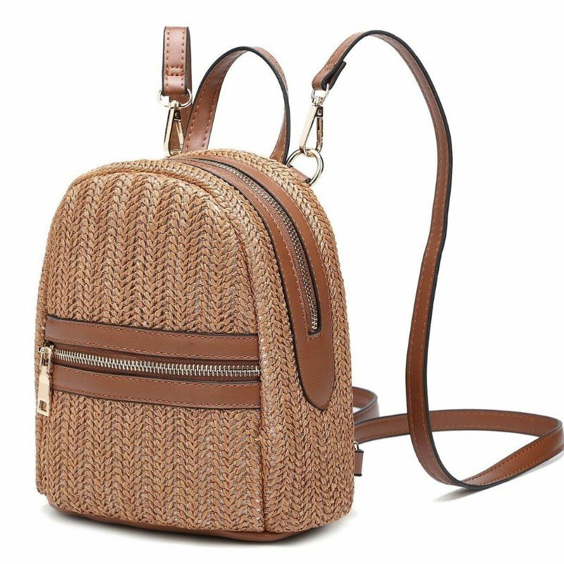 Cute Hote Fashion PE Straw Small Bagpack