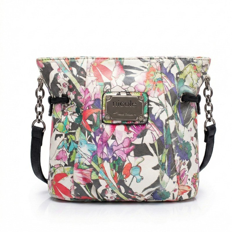 Nicole Miller floral pattern crossbody