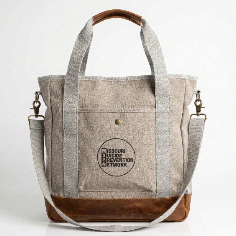 Canvas Deinm+leather mother Bag