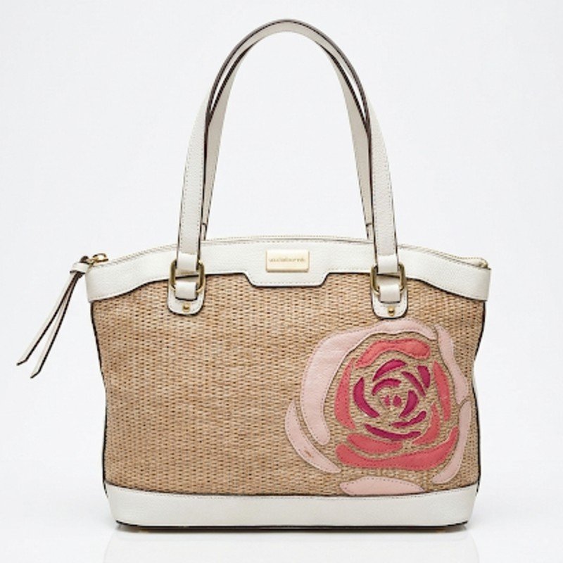 Beautiful Straw+leather Handbag