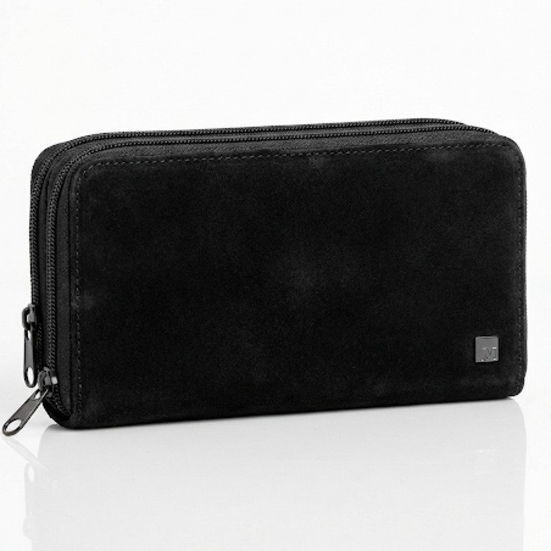 Dual portion branded wallet