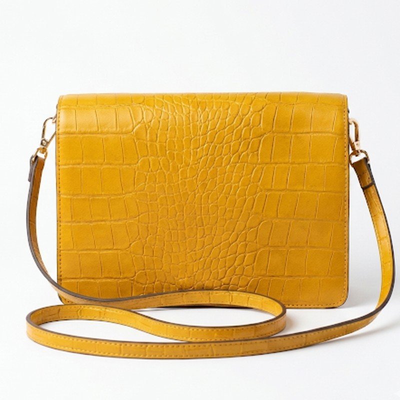 Crocodile leather Crossbody