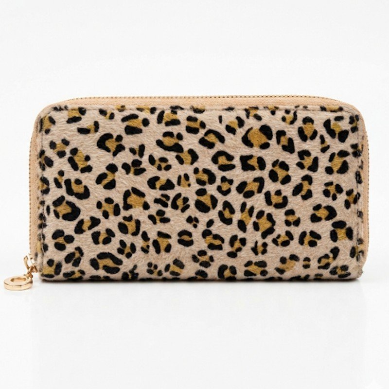 Leopard print wallet