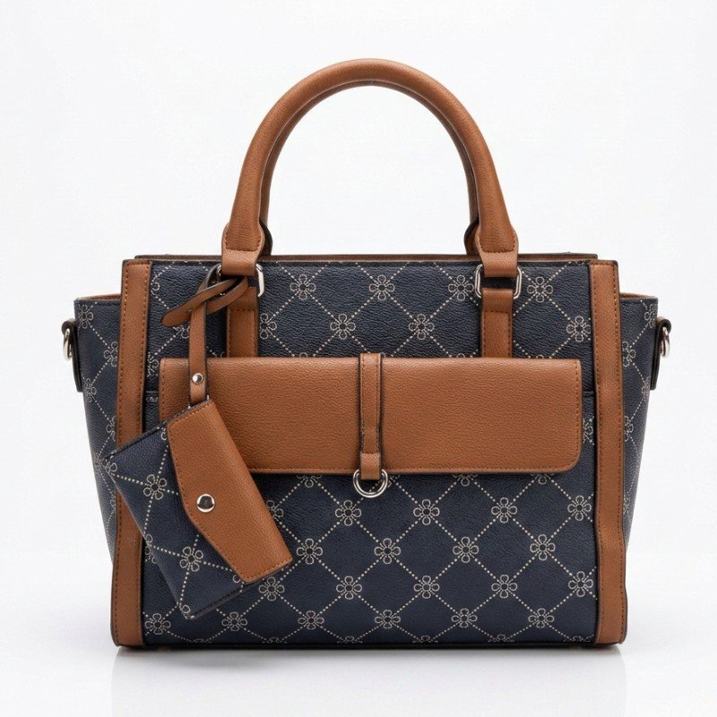 Premium look brown leather Handbag