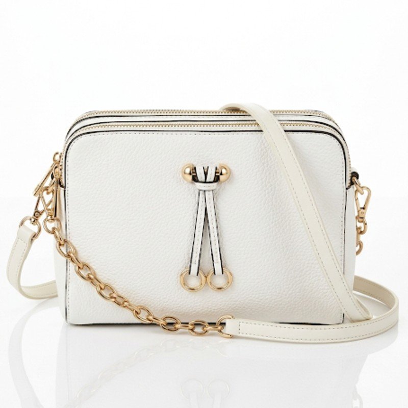 Beautiful white faux leather Crossbody