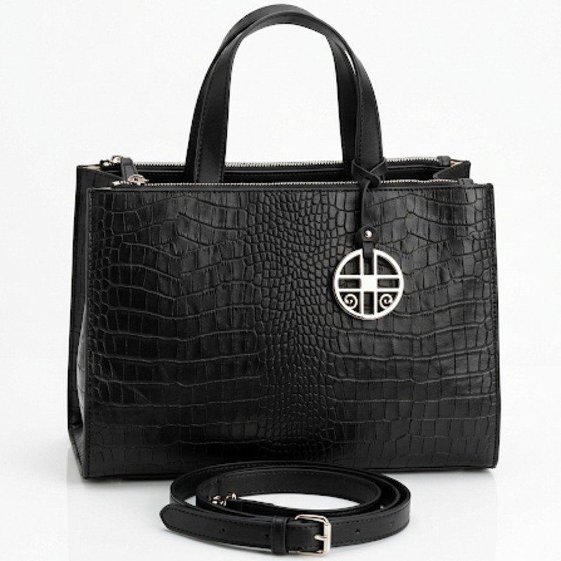 Premium look Crocodile leather branded handbag