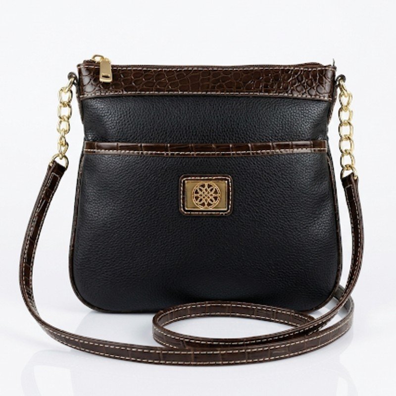 Crocodile Jelly Leather Crossbody