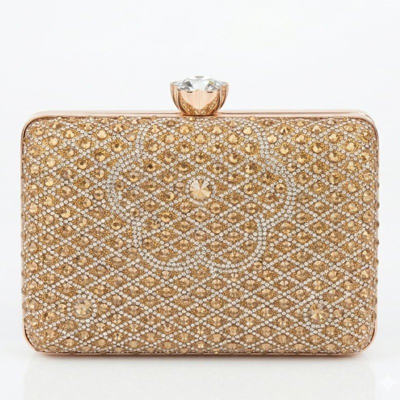 Golden fancy Party Clutch