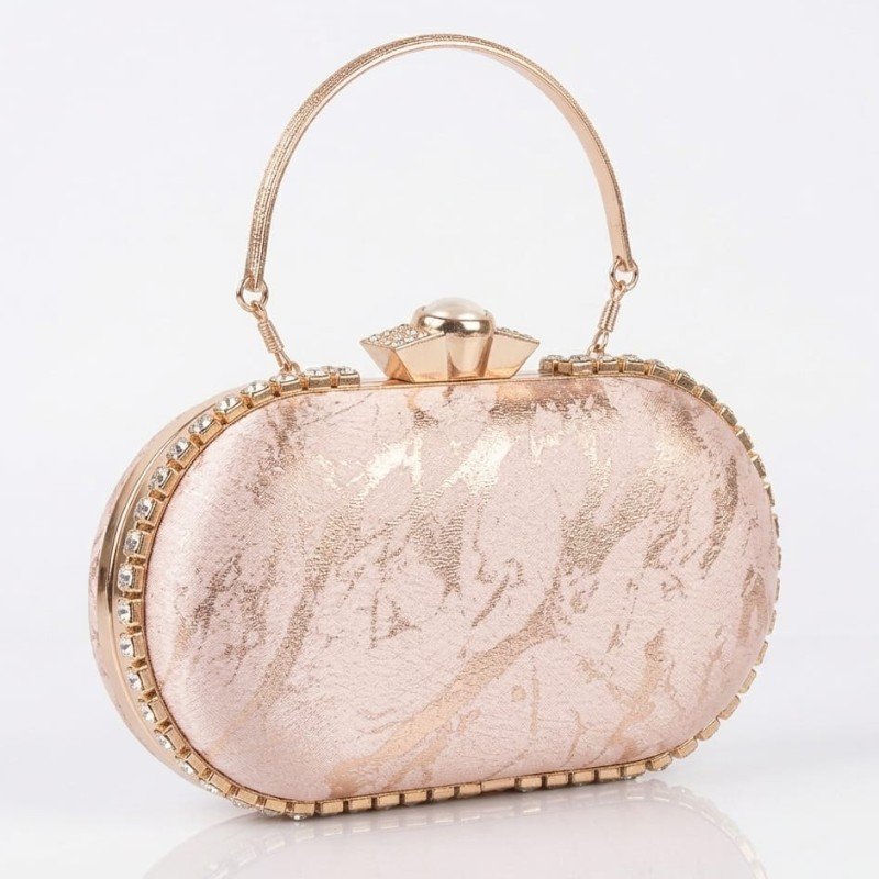 Marble style fancy party clutch