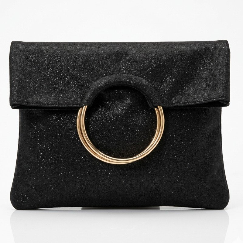 Black 2in1 hand  Bag +clutch