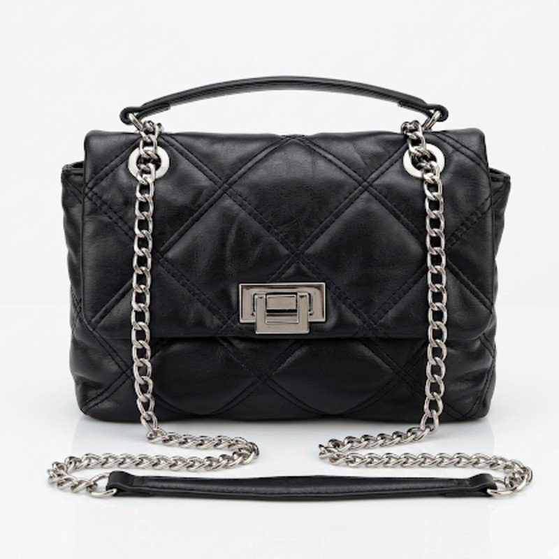 Soft leather beautiful quilted crossbody