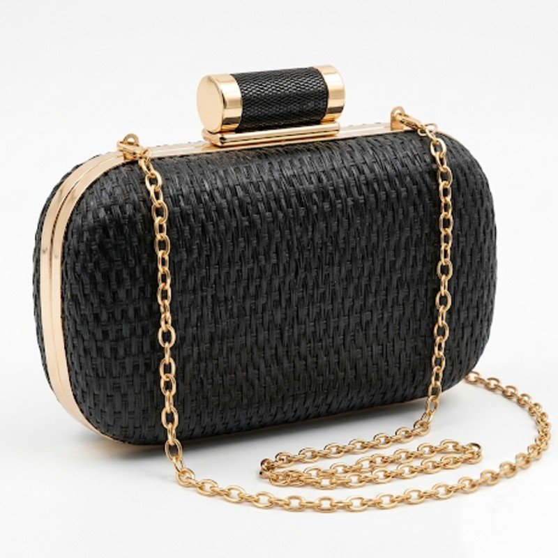 Beautiful black woven crossbody