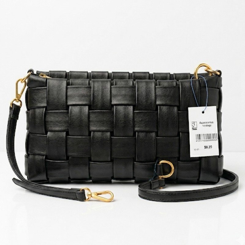 Viola Castellani branded wooven crossbody