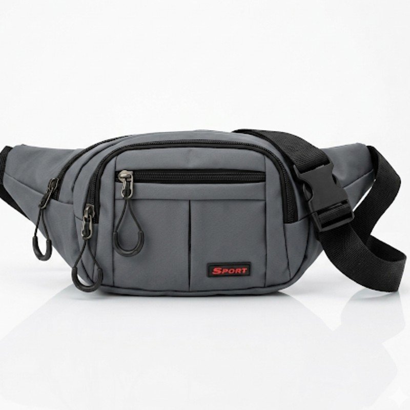 Grey waist bag