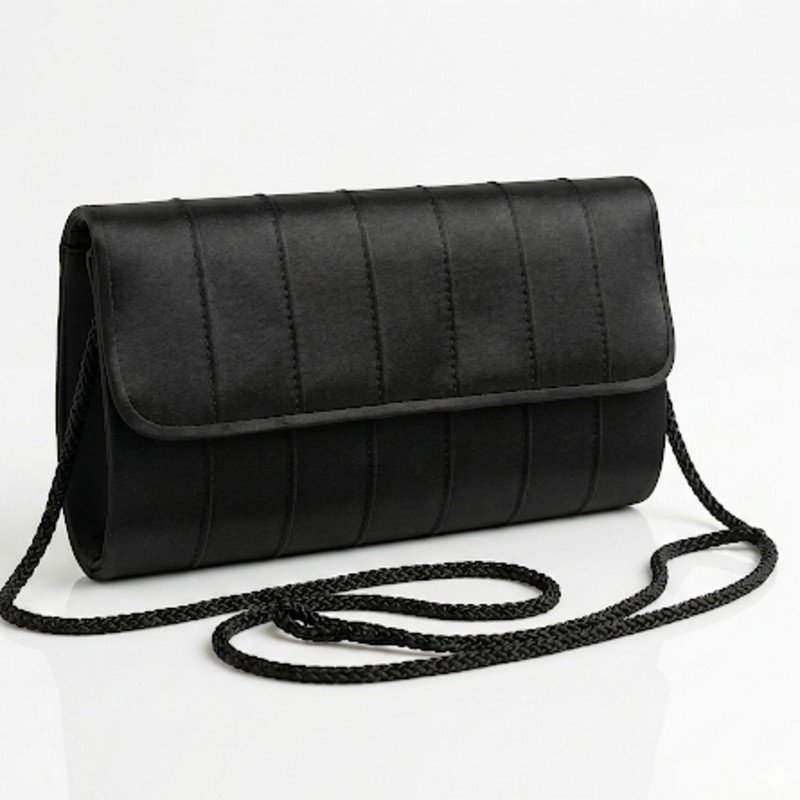 Beautiful black crossbody+ clutch