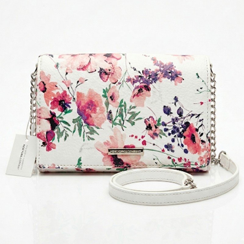 White floral print stylish branded Crossbody