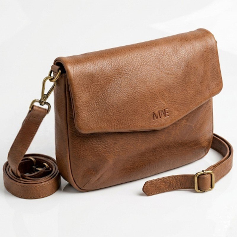 MAE branded leather Crossbody Bag