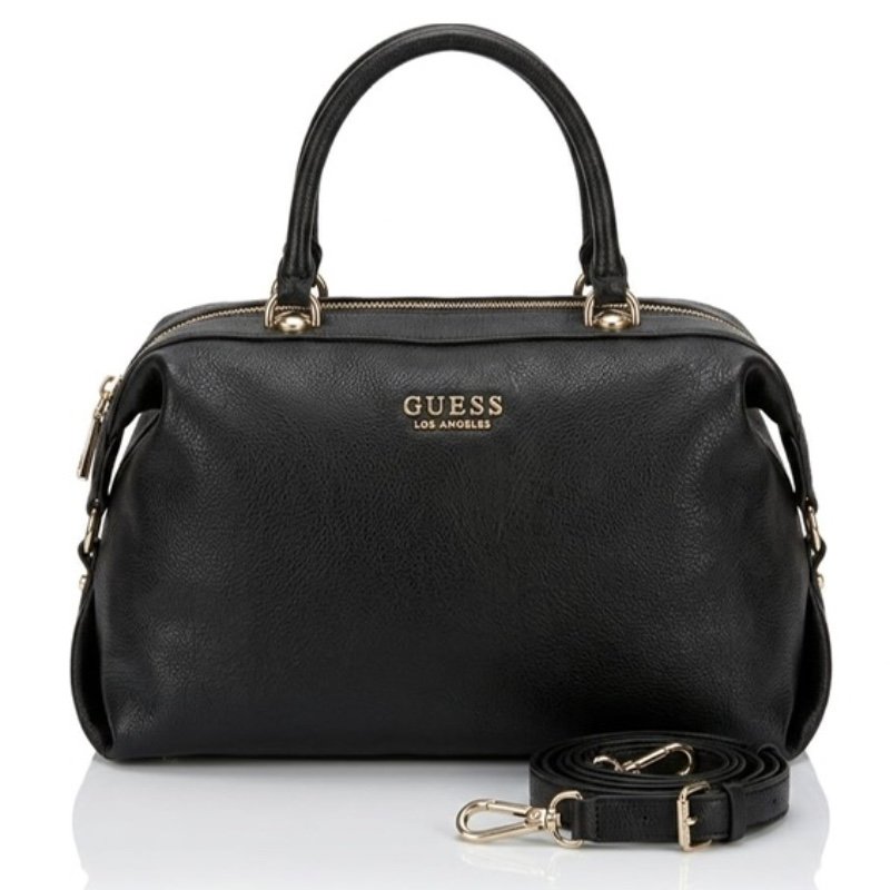 Guess Luxury Black Crossbody Handbag - Dual Style