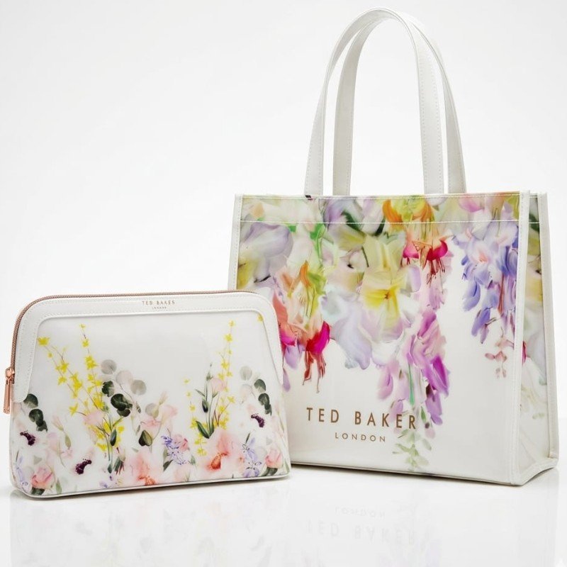 Ted baker London "Hanging Garden" shopper bag with clutch