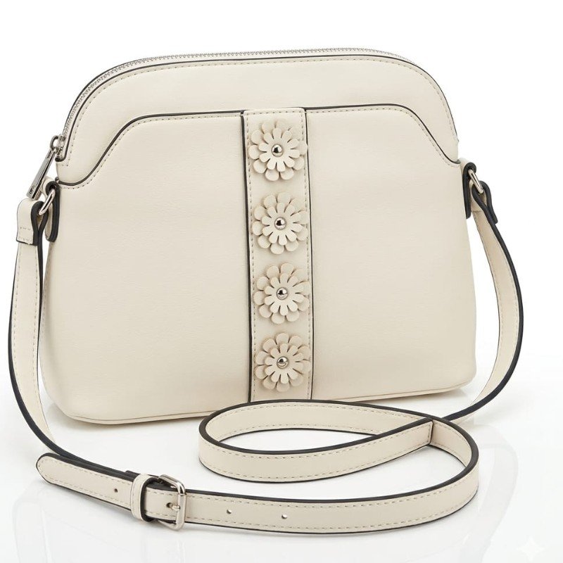 Nine west camera ready floral applique cross body bag