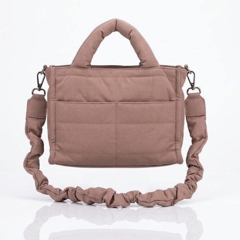 Tote bag in coffe brown shade