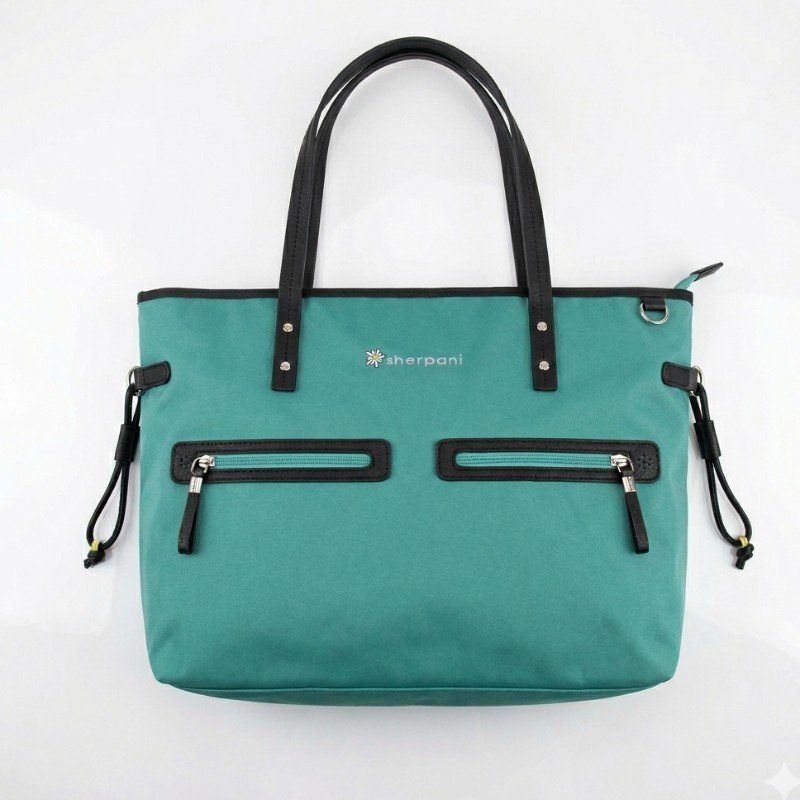 Green David Jones hand bag