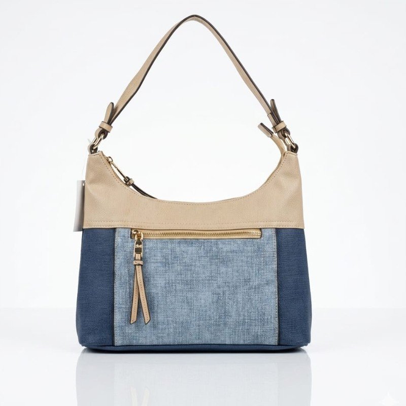 Maria c brand denim shoulder bag