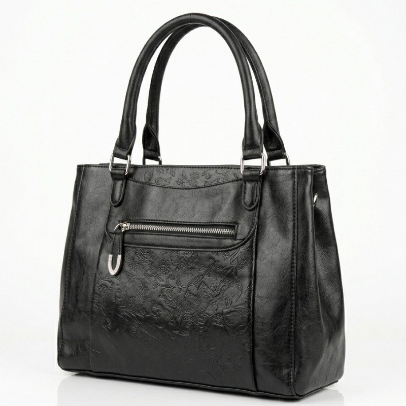 Black fuax bag
