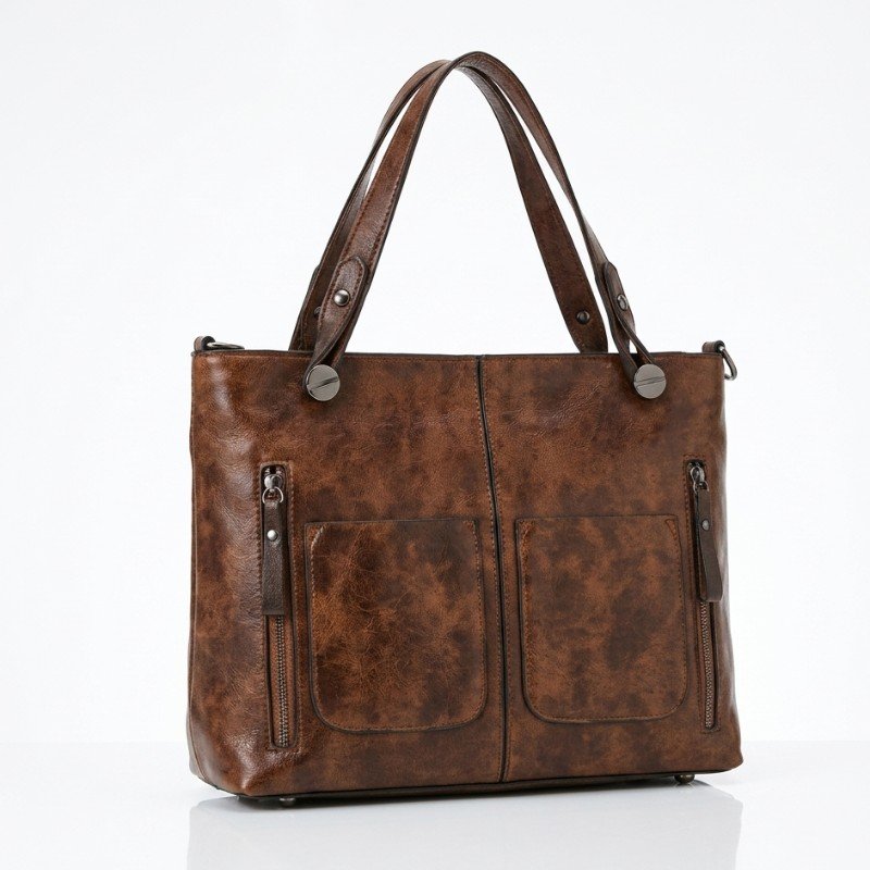 Mercer & Bloom Aria leather shoulder bag