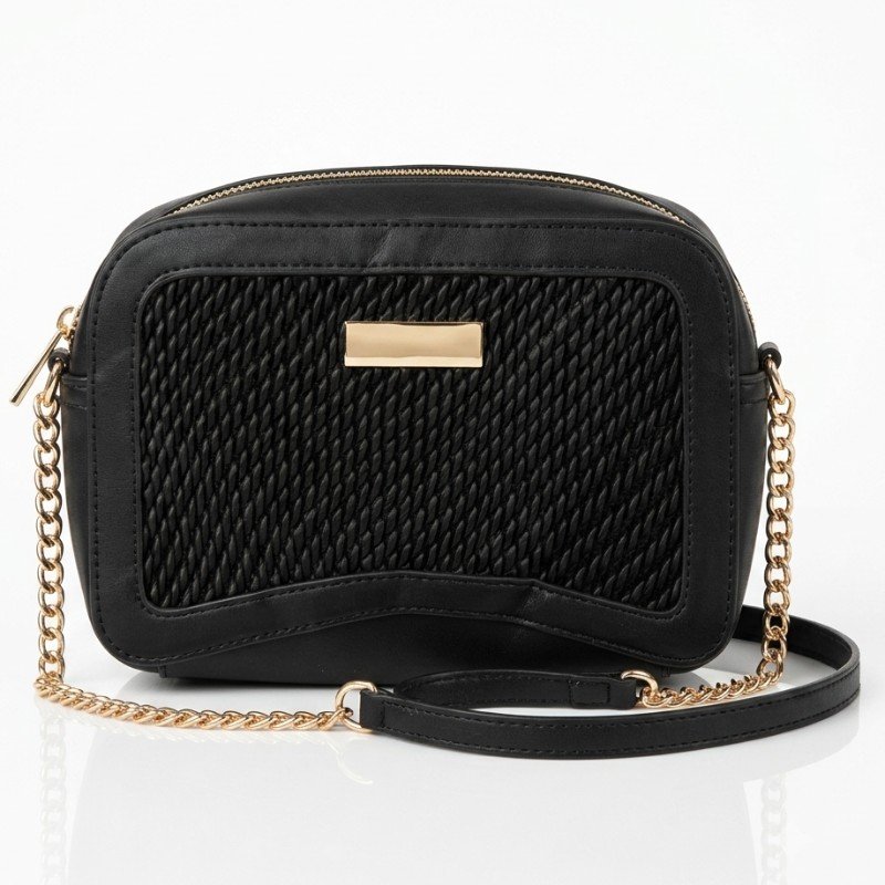 black Unze London "ELVINA" crossbody bag