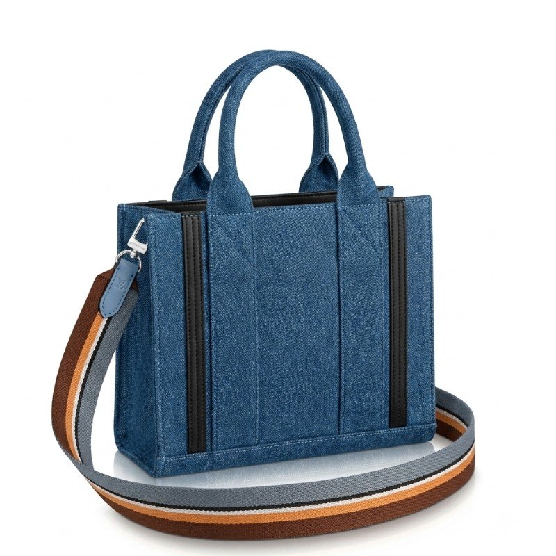  denim small tote bag