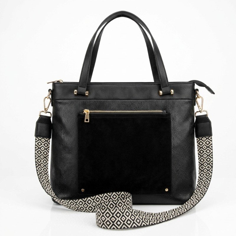 black Limelight tote bag