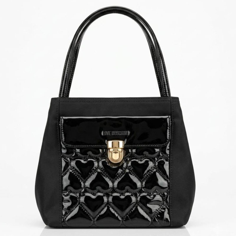 Love Moschino jelly leather handbag