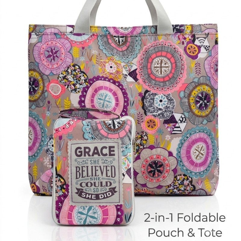 Multi colours 2 in 1 foldable bag